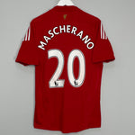 2008/10 LIVERPOOL MASCHERANO #20 HOME SHIRT (M) ADIDAS