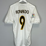 2004/05 REAL MADRID RONALDO #9 HOME SHIRT (S) ADIDAS