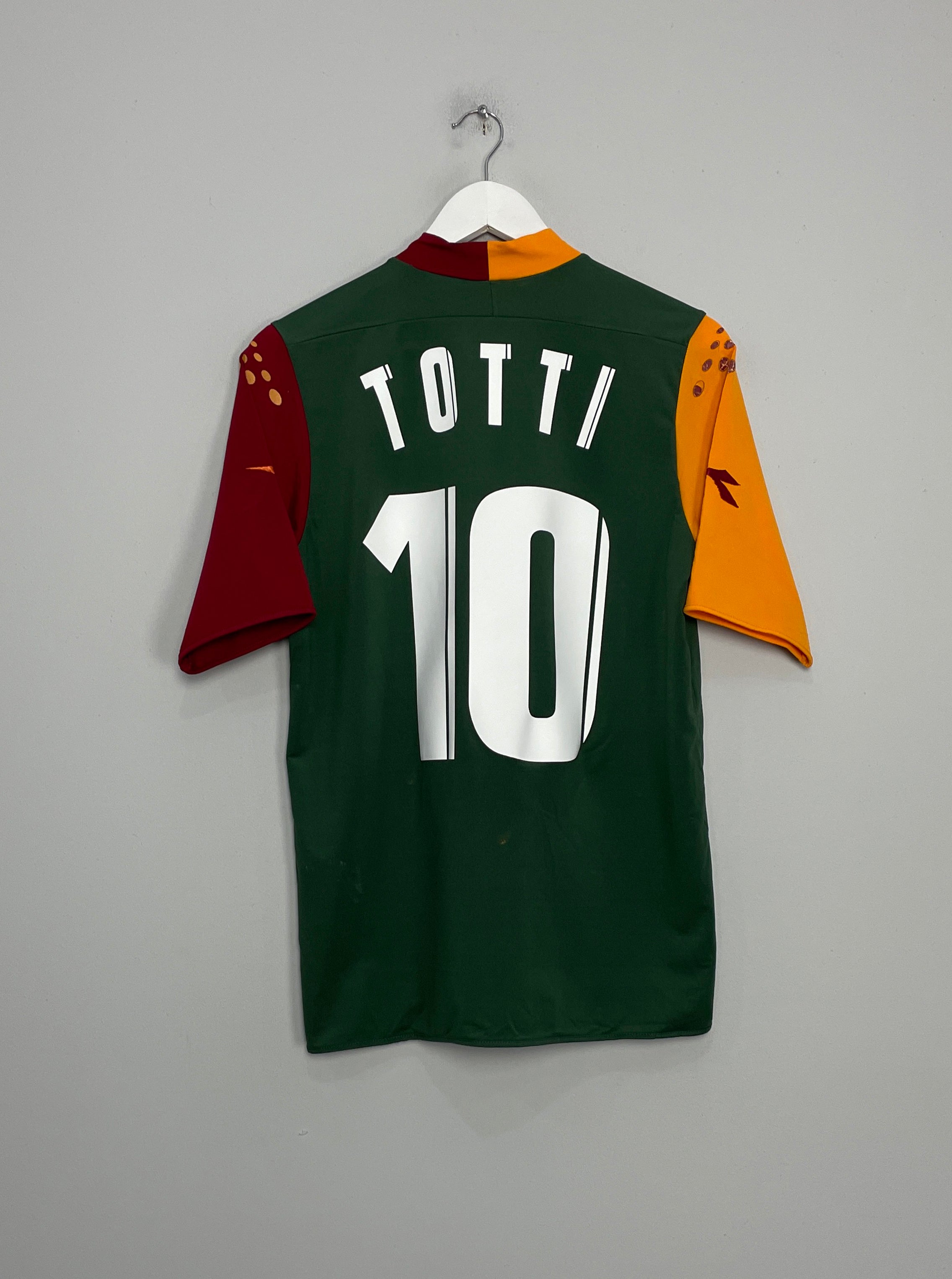 2005/06 ROMA TOTTI #10 AWAY SHIRT (L) DIADORA