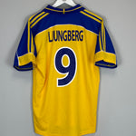 2000/02 SWEDEN LJUNGBERG #9 HOME SHIRT (M) ADIDAS