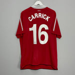 2010/11 MANCHESTER UNITED CARRICK #16 HOME SHIRT (XL) NIKE