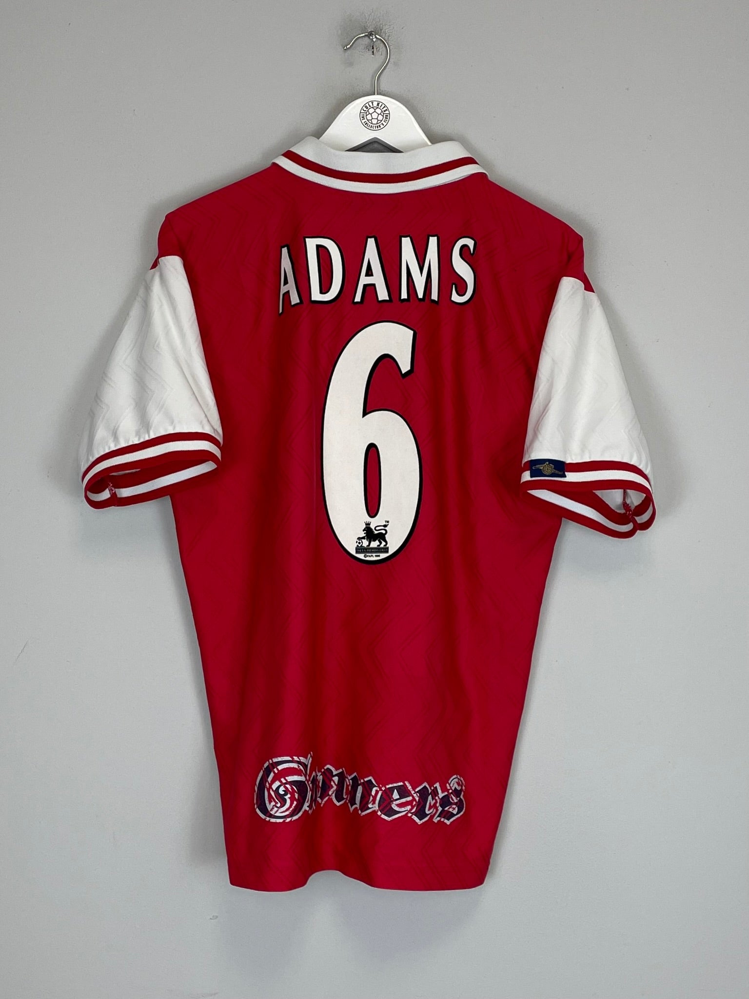 1996/98 ARSENAL ADAMS #6 HOME SHIRT (L) NIKE