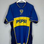 2002/03 BOCA JUNIORS HOME SHIRT (L) NIKE