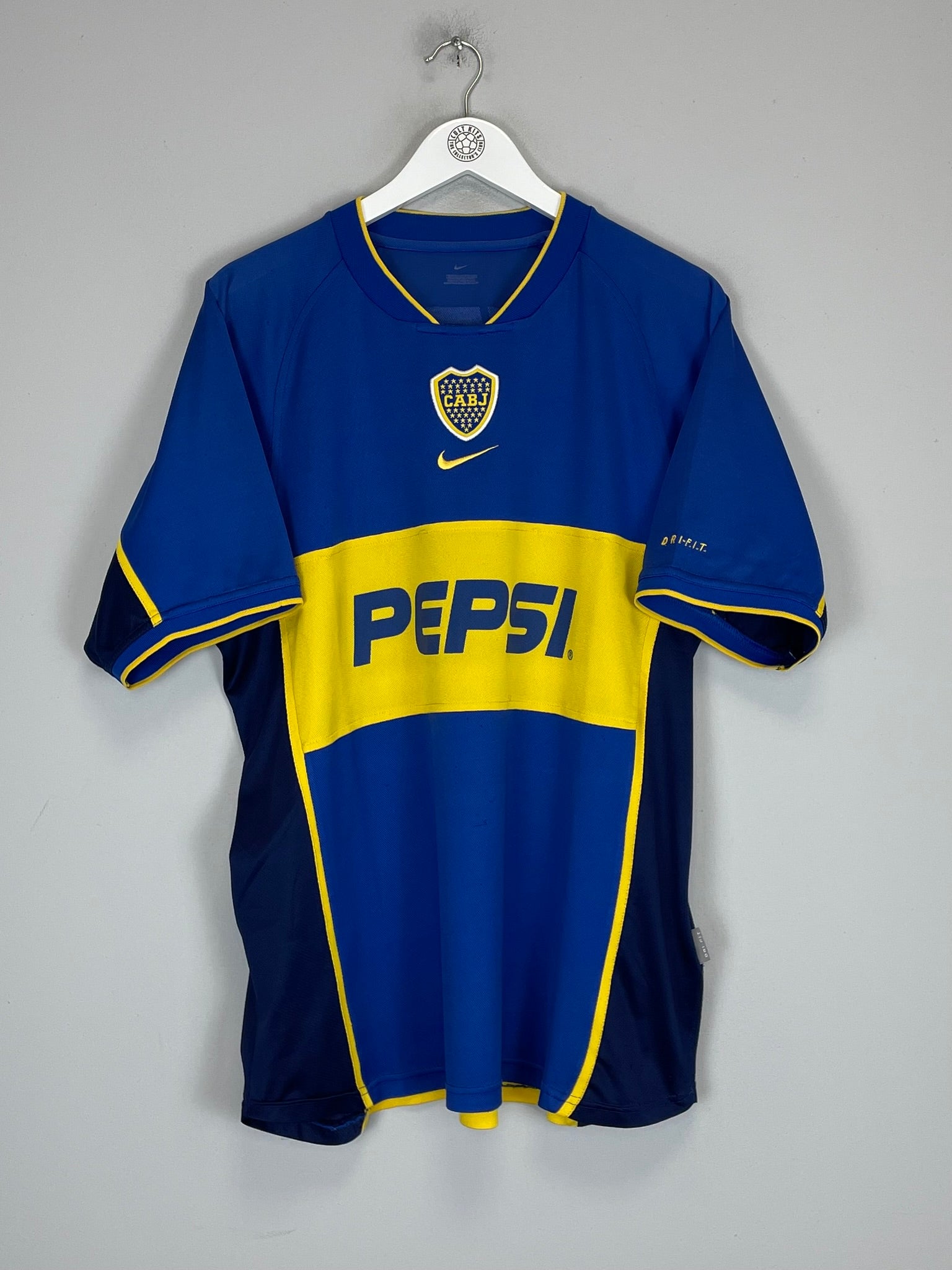 2002/03 BOCA JUNIORS HOME SHIRT (L) NIKE