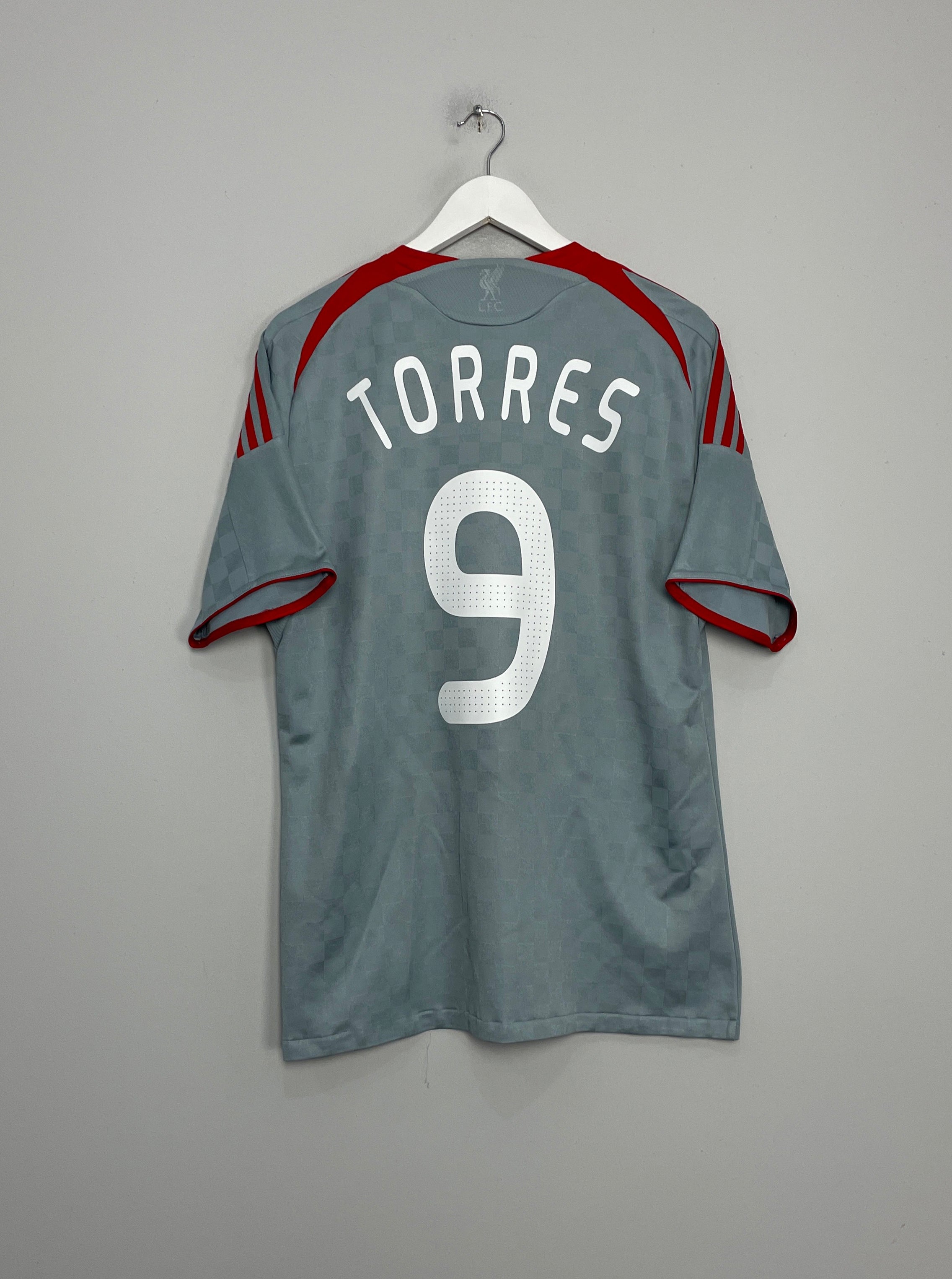 2008/09 LIVERPOOL TORRES #9 AWAY SHIRT (L) ADIDAS