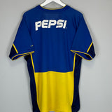 2002/03 BOCA JUNIORS HOME SHIRT (L) NIKE