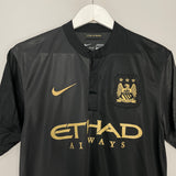 2013/14 MANCHESTER CITY KOMPANY #4 AWAY SHIRT (M) NIKE