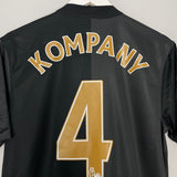 2013/14 MANCHESTER CITY KOMPANY #4 AWAY SHIRT (M) NIKE