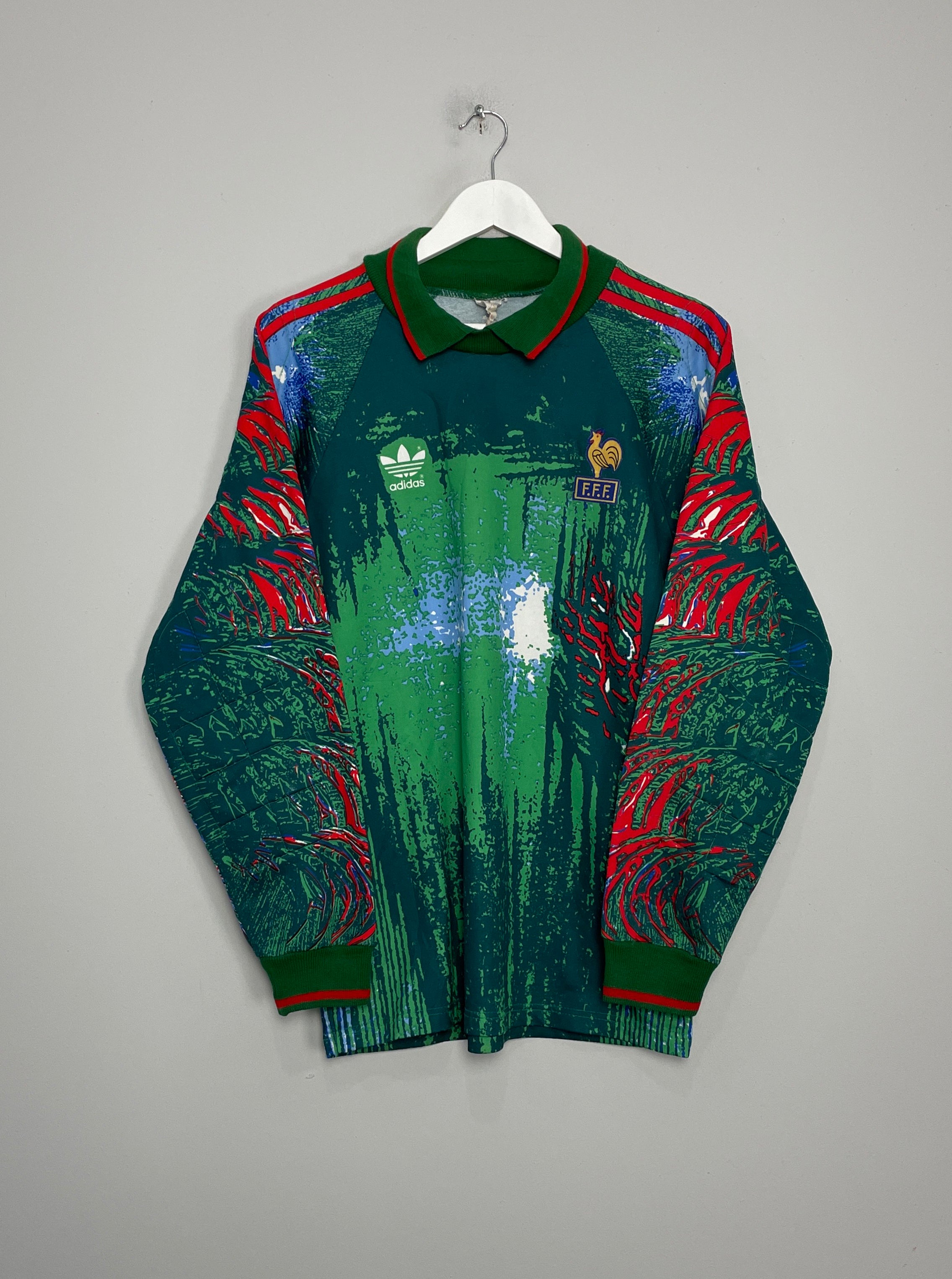 1992/93 FRANCE GK SHIRT (M) ADIDAS