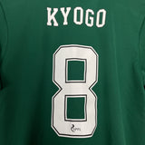 2021/22 CELTIC KYOGO #8 AWAY SHIRT (XL.KIDS) ADIDAS