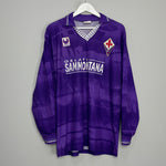 1994/95 FIORENTINA *PLAYER ISSUE* L/S HOME SHIRT (XL) UHLSPORT