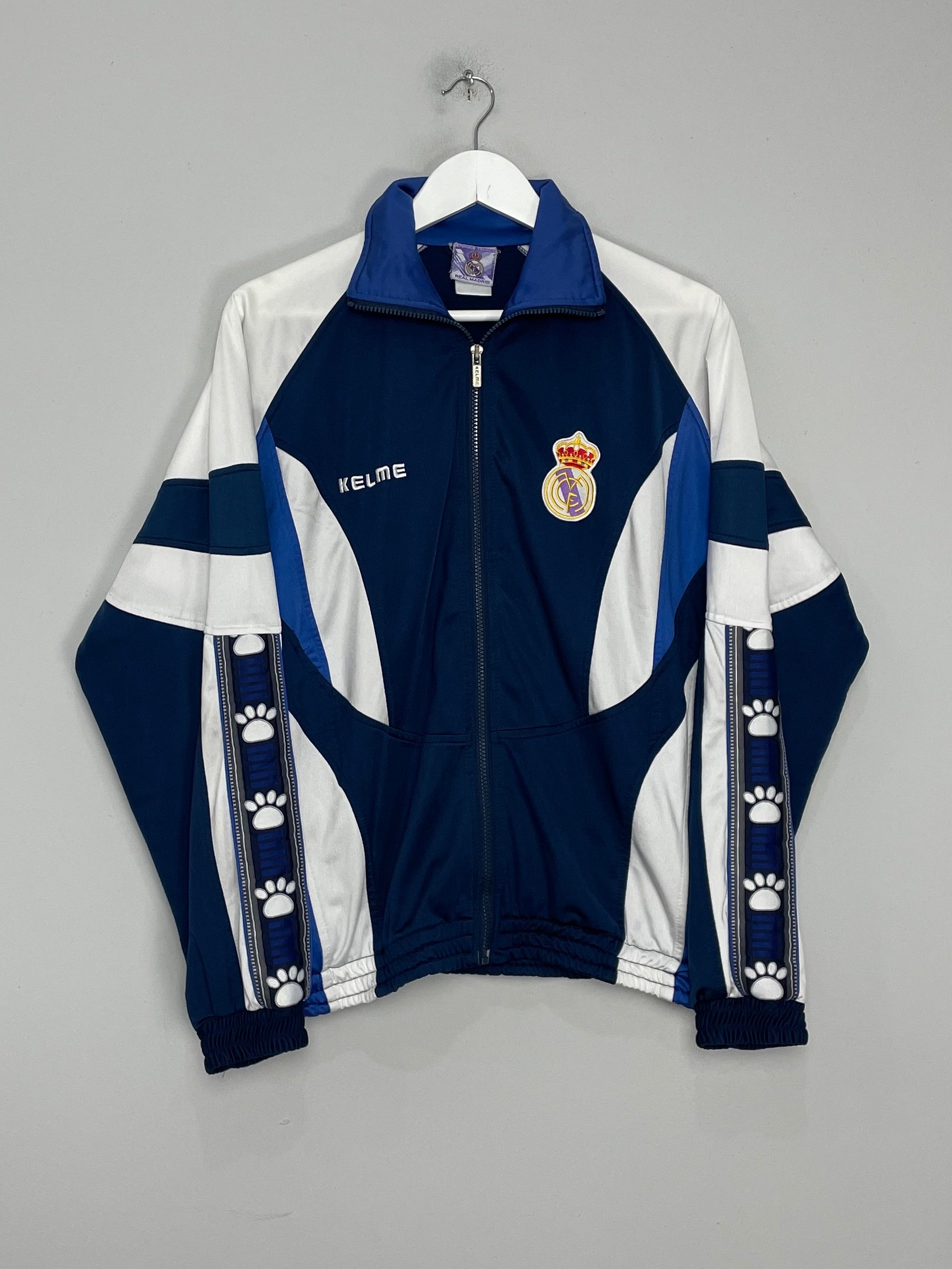 1996/97 REAL MADRID TRACKSUIT TOP (M) KELME