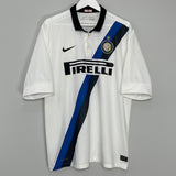 2011/12 INTER MILAN J.ZANETTI #4 AWAY SHIRT (XL) NIKE