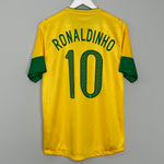 2012/13 BRAZIL RONALDINHO #10 HOME SHIRT (M) NIKE