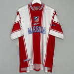 1999/00 ATLETICO MADRID HOME SHIRT (XL) REEBOK