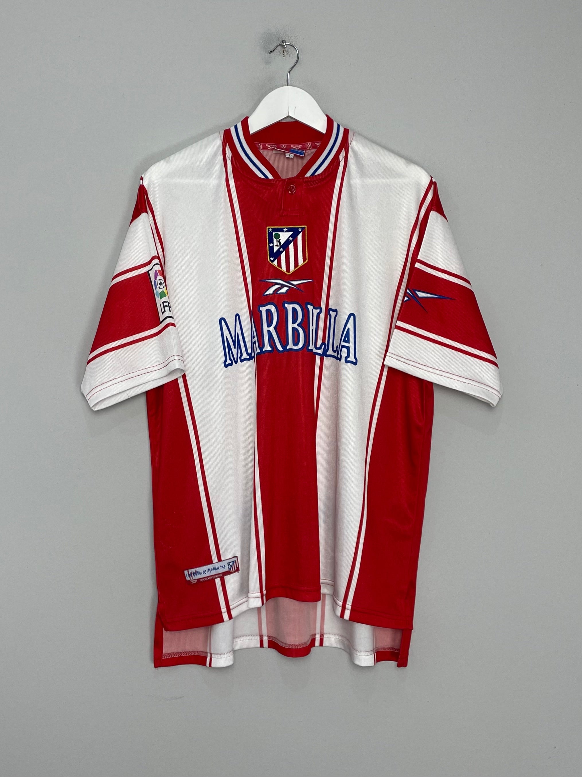 1999/00 ATLETICO MADRID HOME SHIRT (XL) REEBOK