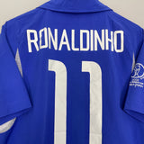 2002/04 BRAZIL RONALDINHO #11 AWAY SHIRT (M) NIKE