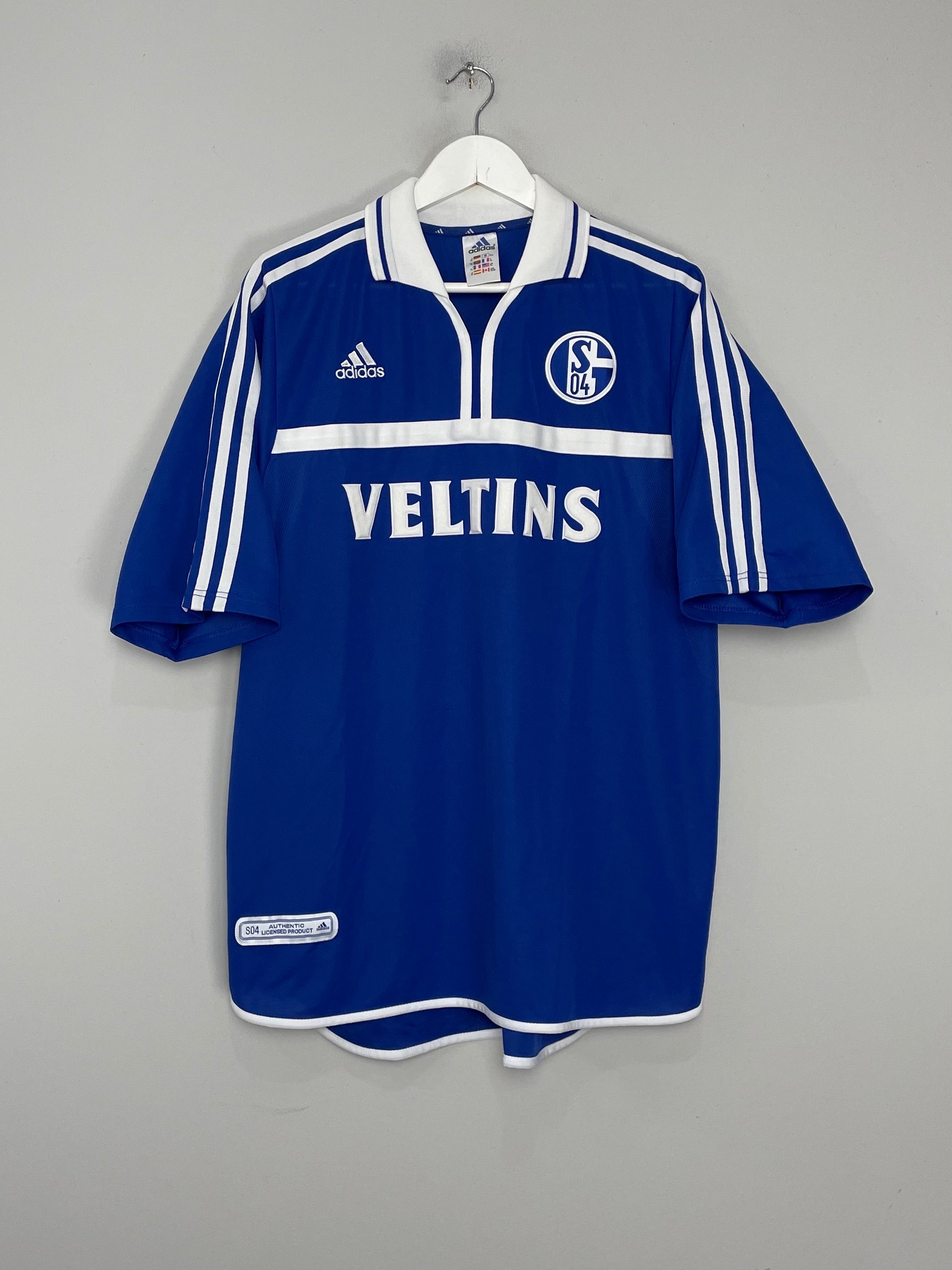 2000/01 SCHALKE HOME SHIRT (XL) ADIDAS