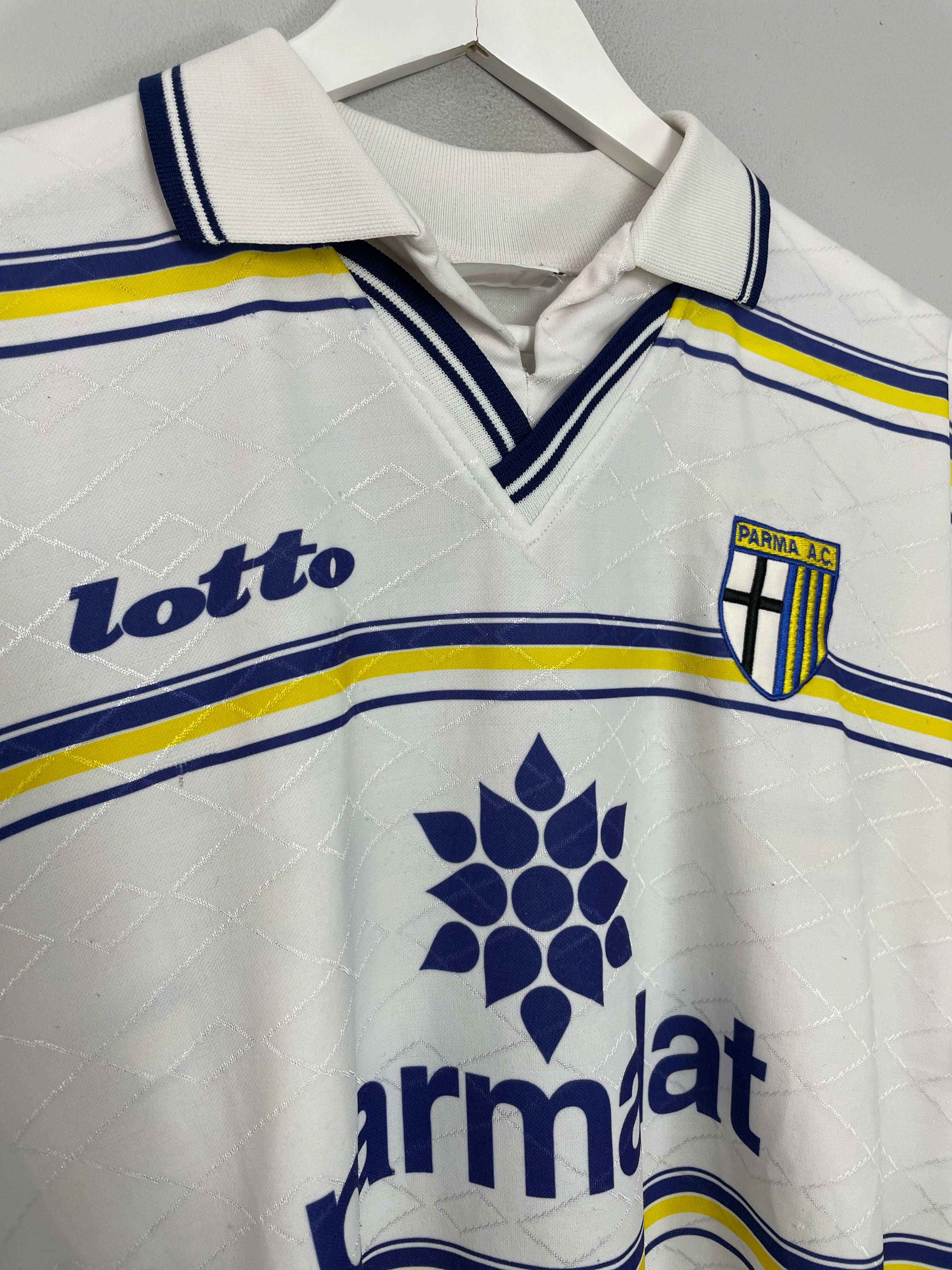 1998/99 PARMA BUFFON #1 AWAY SHIRT (XXL) LOTTO