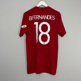 2020/21 MANCHESTER UNITED FERNANDES #18 HOME SHIRT (L) ADIDAS