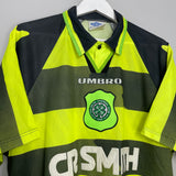 1996/97 CELTIC AWAY SHIRT (XL) UMBRO