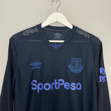 2019/20 EVERTON CALVERT LEWIN #9 L/S THIRD SHIRT (L) UMBRO