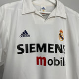 2002/03 REAL MADRID RONALDO #11 *CENTENARY* HOME SHIRT (M) ADIDAS