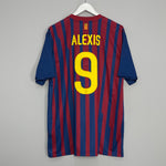 Image of the Barcelona Alexis shirt from the 2011/12 season