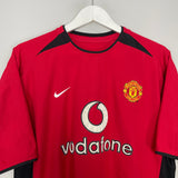 2002/04 MANCHESTER UNITED FERDINAND #6 HOME SHIRT (L) NIKE