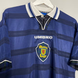 1998/00 SCOTLAND HOME SHIRT (L) UMBRO