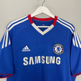 2010/11 CHELSEA DROGBA #11 HOME SHIRT (L) ADIDAS