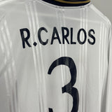 2019/20 REAL MADRID R.CARLOS #3 L/S ICONS SHIRT (XL) ADIDAS