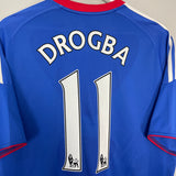 2010/11 CHELSEA DROGBA #11 HOME SHIRT (L) ADIDAS