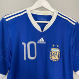 2010/11 ARGENTINA MESSI #10 AWAY SHIRT (M) ADIDAS