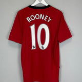 2009/10 MANCHESTER UNITED ROONEY #10 HOME SHIRT (L) NIKE