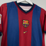 1998/00 BARCELONA HOME SHIRT (M) NIKE