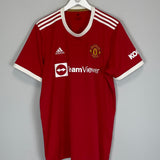 2021/22 MANCHESTER UNITED RONALDO #7 HOME SHIRT (XL) ADIDAS