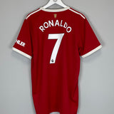 2021/22 MANCHESTER UNITED RONALDO #7 HOME SHIRT (XL) ADIDAS