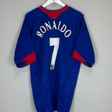 2005/06 MANCHESTER UNITED RONALDO #7 AWAY SHIRT (XL) NIKE