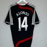 2007/08 LIVERPOOL ALONSO #14 THIRD SHIRT (L) ADIDAS