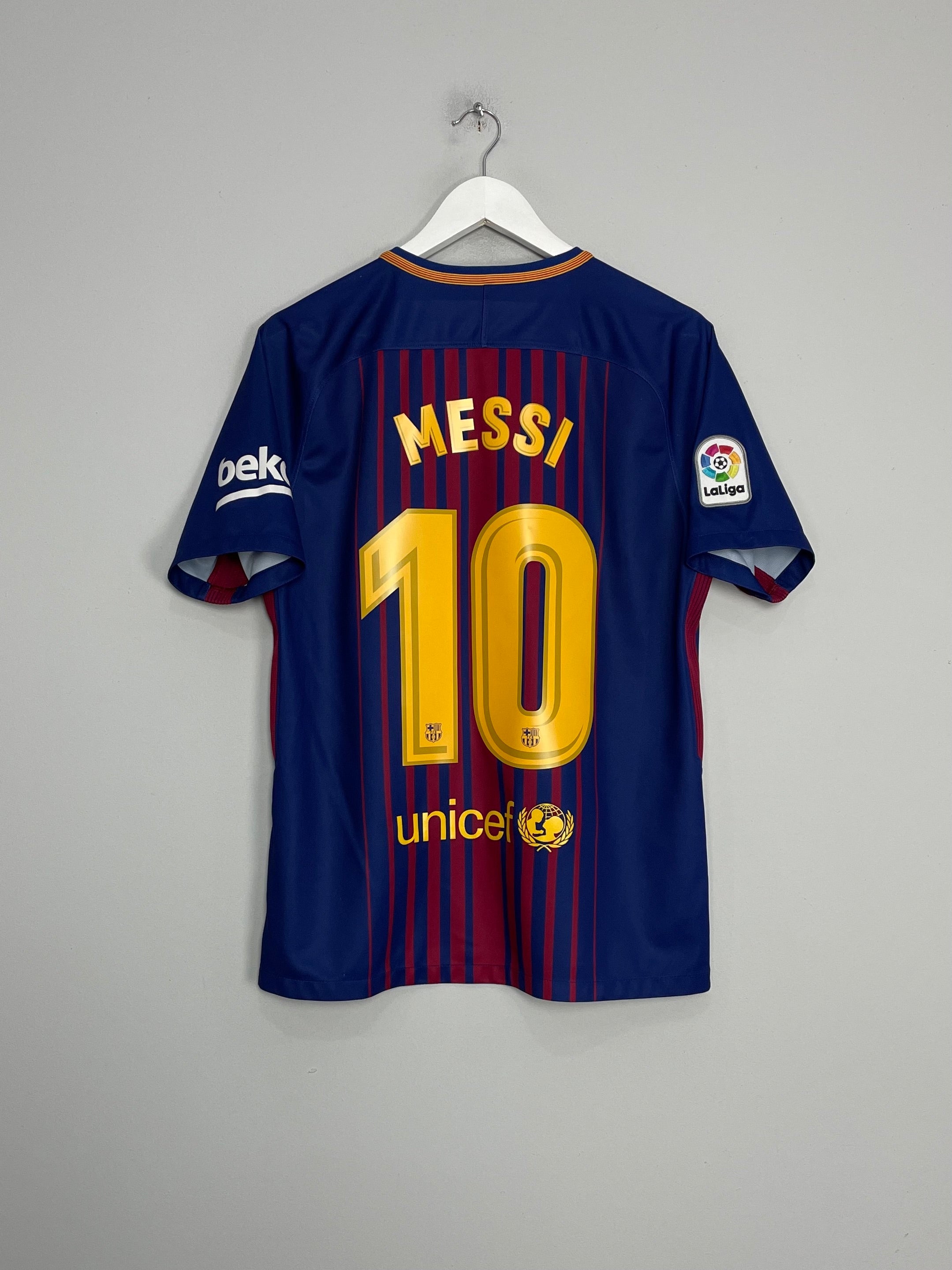 2018/19 BARCELONA MESSI #10 HOME SHIRT (M) NIKE