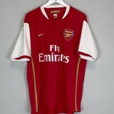 2006/08 ARSENAL LJUNGBERG #8 HOME SHIRT (XL) NIKE