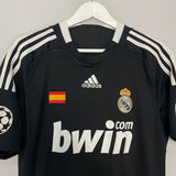 2008/09 REAL MADRID RAUL #7 C/L AWAY SHIRT (M) ADIDAS