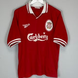 1996/98 LIVERPOOL CARRAGHER #23 HOME SHIRT (M) REEBOK