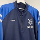 2018/19 RANGERS 1/4 ZIP TRAINING TOP (L) HUMMEL