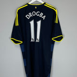 2009/10 CHELSEA DROGBA #11 AWAY SHIRT (XL) ADIDAS