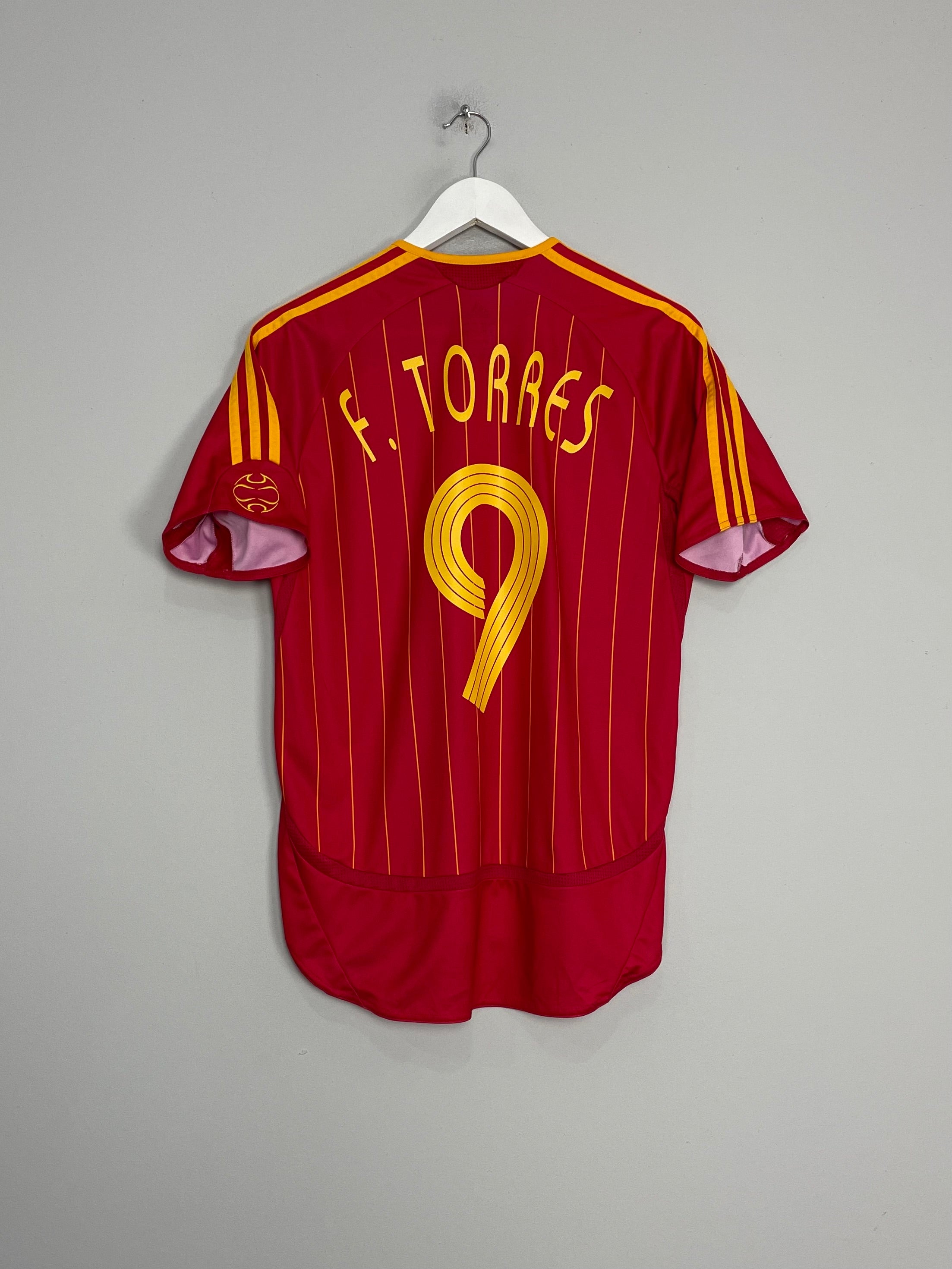 2006/08 SPAIN TORRES #9 HOME SHIRT (S) ADIDAS