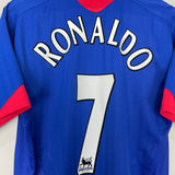 2005/06 MANCHESTER UNITED RONALDO #7 AWAY SHIRT (M) NIKE