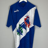 1993/94 ITALY TRAINING SHIRT (XL) DIADORA