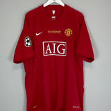 2007/08 MANCHESTER UNITED GIGGS #11 *C/L FINAL* HOME SHIRT (XXXL) NIKE